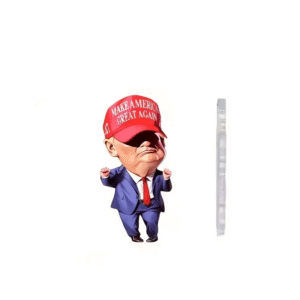 03fef676-b678-4177-93e6-438ffee7b05a 2D Acrylic Trump Design Car Ornament