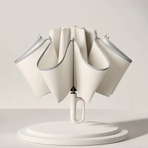 Inverted Umbrella with Carabiner Handle